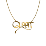 Nicki Minaj celebrity tour merch Queen necklace