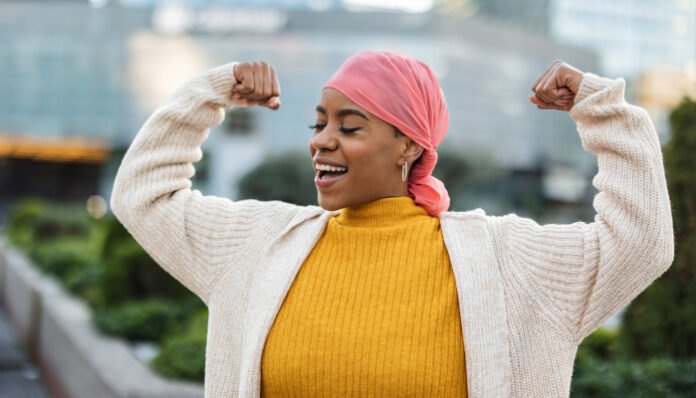 Woman Preparing for Breast Cancer Surgery